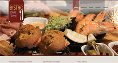 Desktop Screenshot of bistrobonnefemme.nl